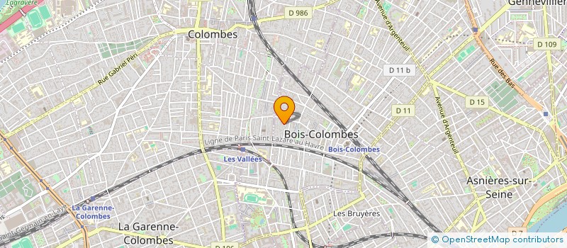 localisation de l'entreprise CLUB UNESCO DE BOIS COLOMBES65 à BOIS-COLOMBES