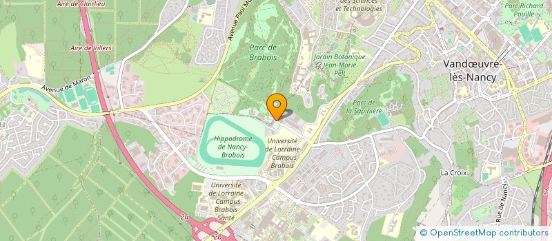 localisation de l'entreprise CLUB UTILISATEURS DU LOGICIEL MILLENNIUM  VANDUVRE-LES-NANCY