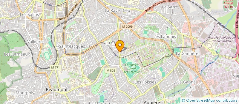 localisation de l'entreprise CLUB UTILISATEURS MICROPROCESSEURS à AUBIERE
