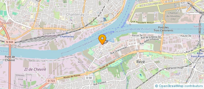localisation de l'entreprise CLUB UTILOTHEQUE DE TRENTEMOULT à REZE
