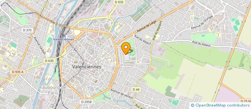 localisation de l'entreprise CLUB VALENC DEVELOPPEMENT SPORT GLACE à VALENCIENNES