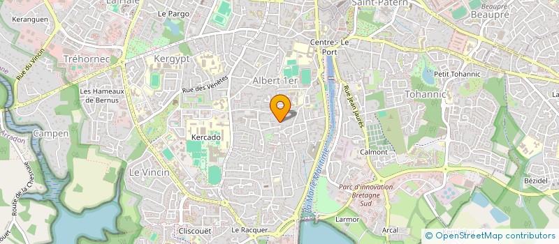 localisation de l'entreprise CLUB VANNETAIS DES CHIFFRES ET DES LETTRES à VANNES