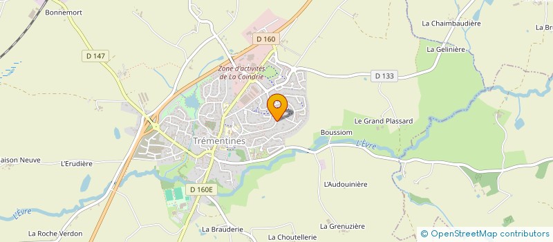 localisation de l'entreprise CLUB VELO LOISIRS TREMENTINES  TREMENTINES