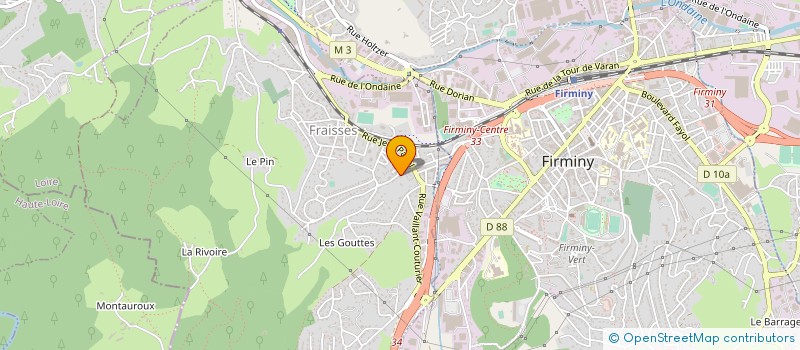 localisation de l'entreprise CLUB VELOCIO DU PILAT  FRAISSES