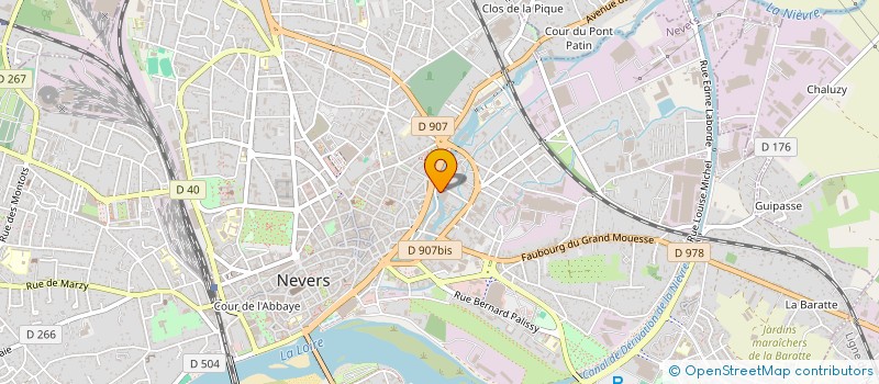 localisation de l'entreprise CLUB VERT à NEVERS