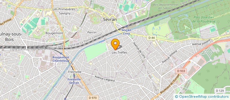 localisation de l'entreprise CLUB VILLEPINTOIS SAUVETAGE SECOURISME LOISIR FORMATION à SEVRAN