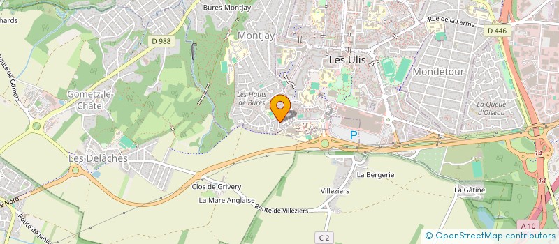 localisation de l'entreprise CLUB VINS SUR VINS  BURES-SUR-YVETTE