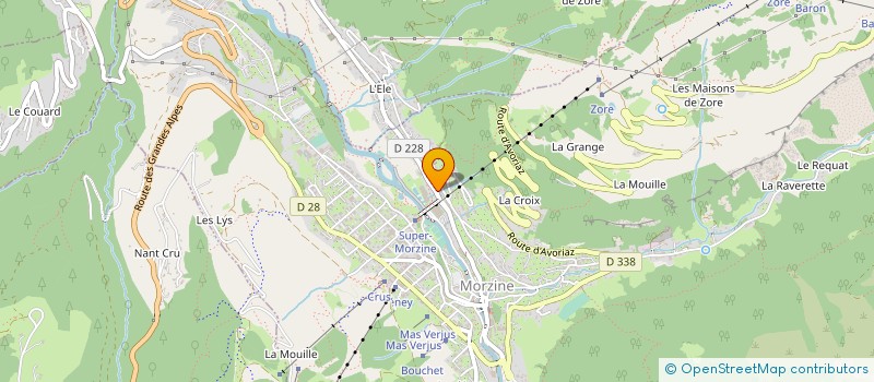 localisation de l'entreprise CLUB VITAMINE à MORZINE