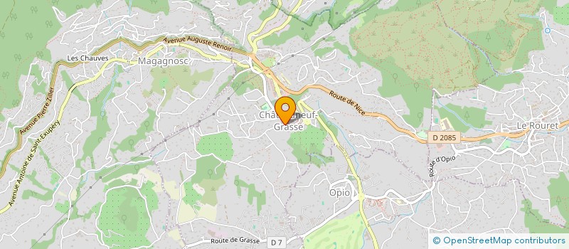 localisation de l'entreprise CLUB VIVY  CHATEAUNEUF-GRASSE