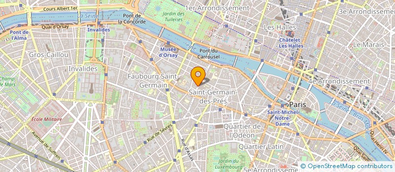 localisation de l'entreprise CLUB VOILE ECOLE NATIONALE PONTS CHAUSSE à PARIS