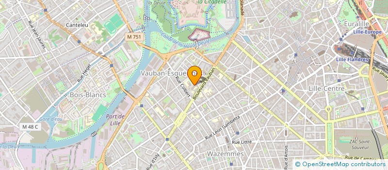 localisation de l'entreprise CLUB VOILE EDHEC à LILLE