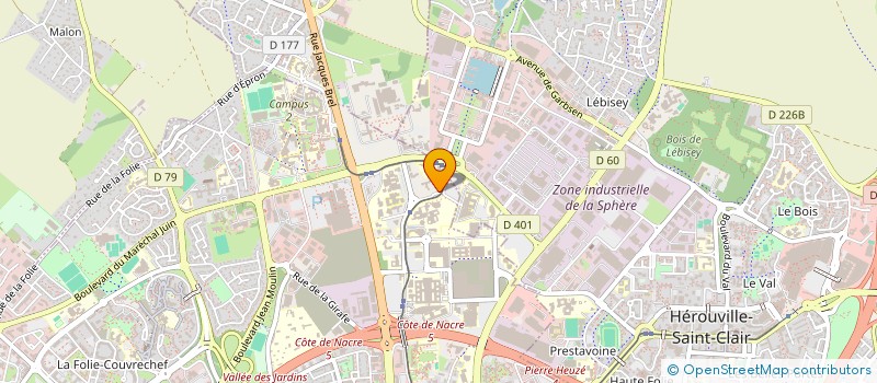 localisation de l'entreprise CLUB VOILE EM NORMANDIE à CAEN