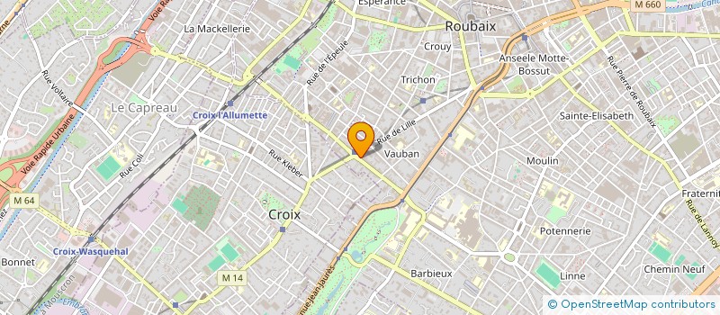 localisation de l'entreprise CLUB VOITURE EPARGNE à ROUBAIX