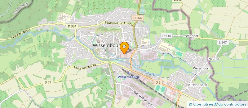 localisation de l'entreprise CLUB VOSGIEN BUVETTE  ROTT