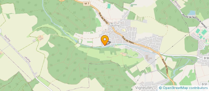 localisation de l'entreprise CLUB VOSGIEN DE LA VALLEE DE L'ORNE  SAULNY