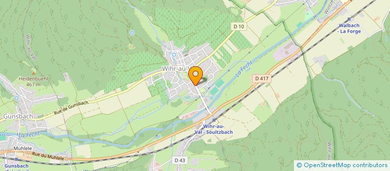 localisation de l'entreprise CLUB VOSGIEN DE LA VALLEE DE MUNSTER  MUNSTER