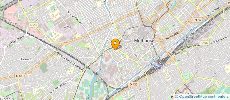 localisation de l'entreprise CLUB VOSGIEN DE MULHOUSE ET CRETES  MULHOUSE