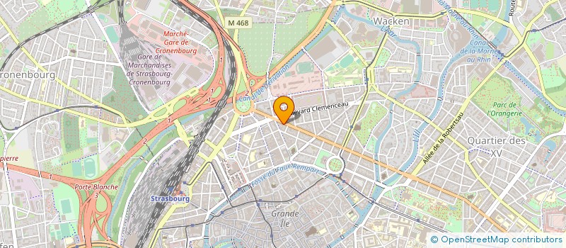localisation de l'entreprise CLUB VOSGIEN STRASBOURG à STRASBOURG
