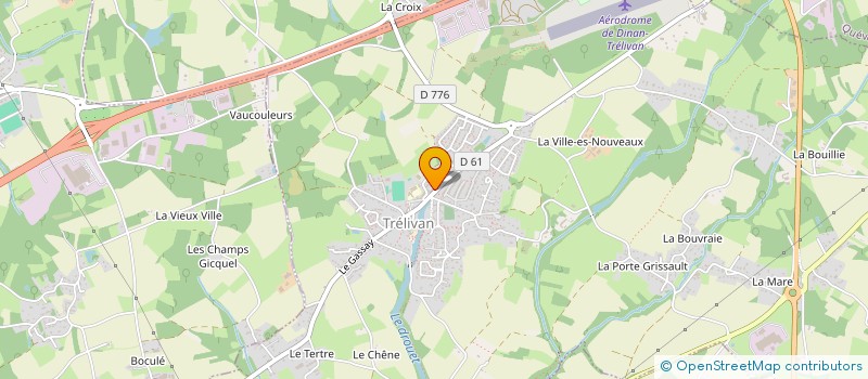 localisation de l'entreprise CLUB VTT CYCLO TRELIVAN  TRELIVAN