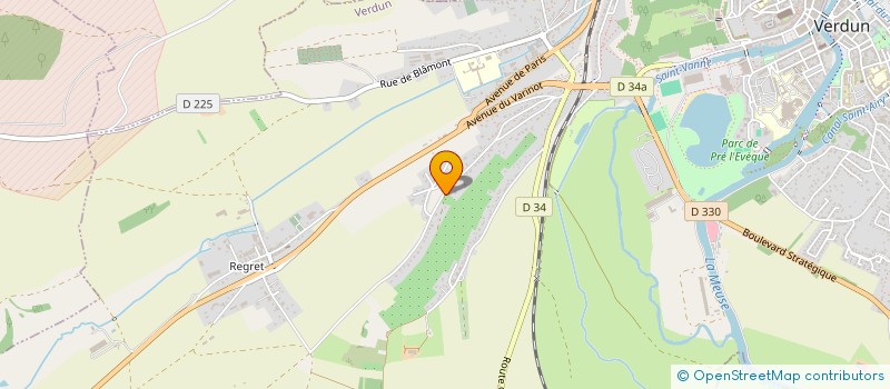 localisation de l'entreprise CLUB VTT SAINT SYMPHORIEN HAUDAINVILLE à VERDUN
