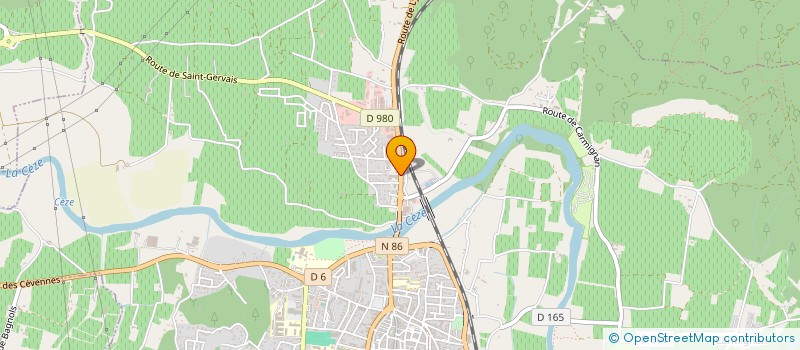 localisation de l'entreprise CLUB VW'N CO/16  BAGNOLS-SUR-CEZE