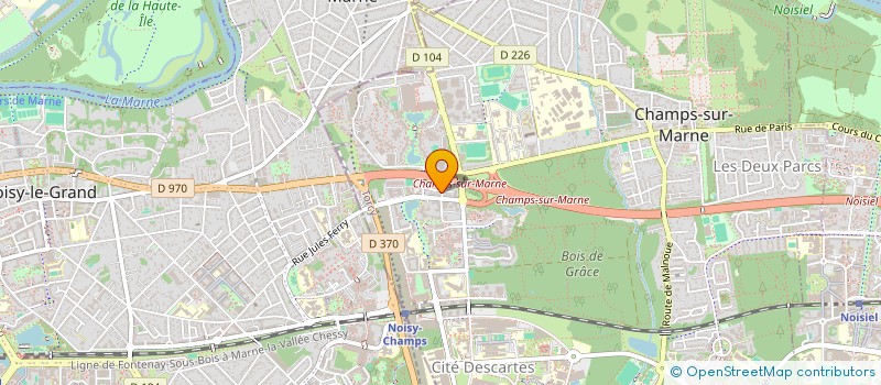 localisation de l'entreprise CLUB WASH 77  CHAMPS-SUR-MARNE