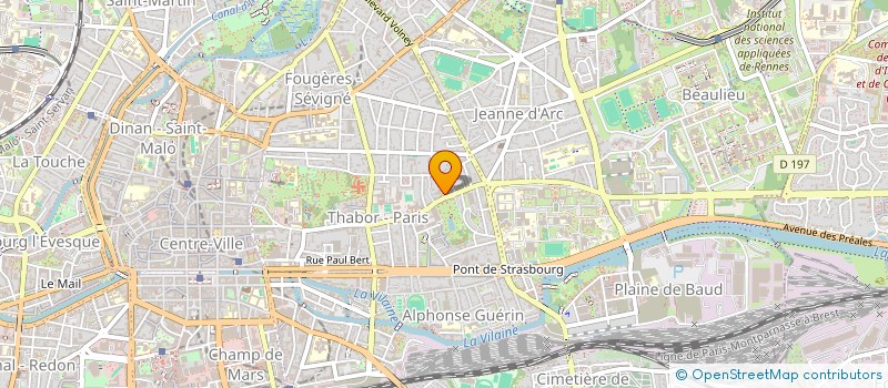 localisation de l'entreprise CLUB Z1Z1 à RENNES