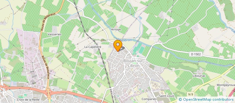 localisation de l'entreprise CLUB41 BEZIERS MEDITERRANEE  BOUJAN-SUR-LIBRON