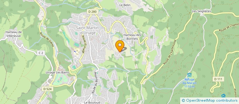 localisation de l'entreprise CLUB538  SAINT-MARTIN-D'URIAGE