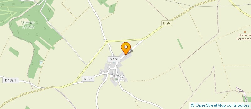 localisation de l'entreprise CLUBACHAT  ORMOY