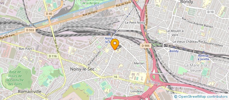 localisation de l'entreprise CLUBCASE à NOISY-LE-SEC