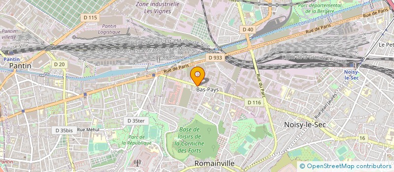 localisation de l'entreprise CLUBEEE à ROMAINVILLE