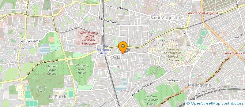 localisation de l'entreprise CLUBIIK  MERIGNAC