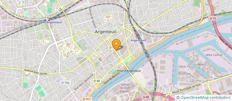 localisation de l'entreprise CLUBMEJJ à ARGENTEUIL