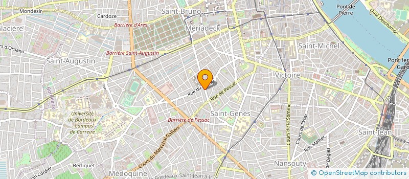 localisation de l'entreprise CLUBS ET COMPTINES à BORDEAUX