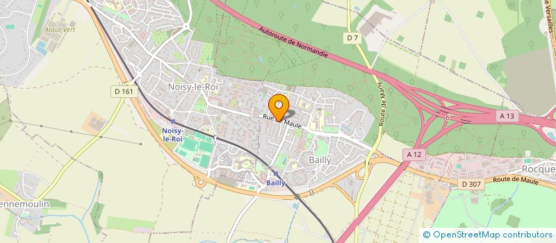 localisation de l'entreprise CLUBS IMMO  BAILLY