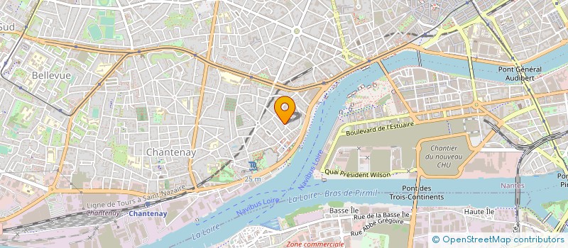 localisation de l'entreprise CLUBS LOISIRS ET ACTION DE LA JEUNESSE à NANTES