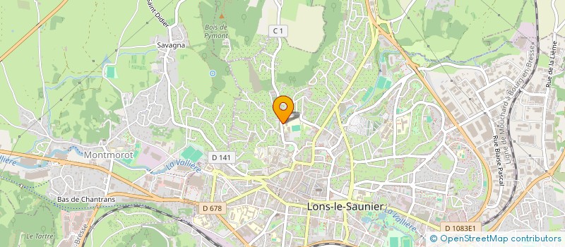 localisation de l'entreprise CLUBS MANUELS SCOLAIRES à LONS-LE-SAUNIER
