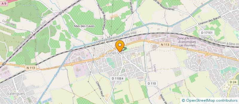 localisation de l'entreprise CLUBS TAURINS REUNIS PAUL RICARD DE LUNEL VIEL  LUNEL-VIEL