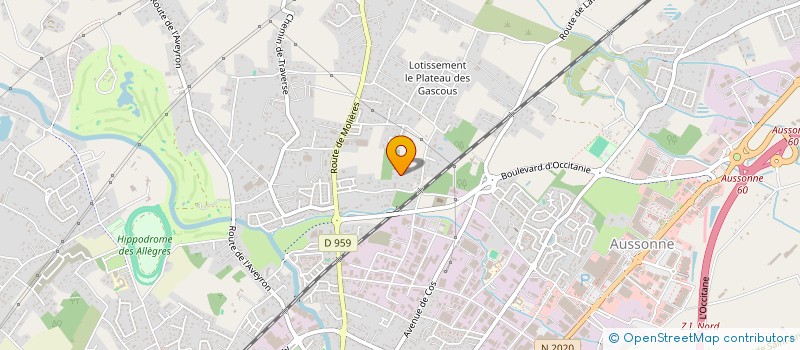 localisation de l'entreprise CLUBSHOUSE RUGBY 82  MONTAUBAN