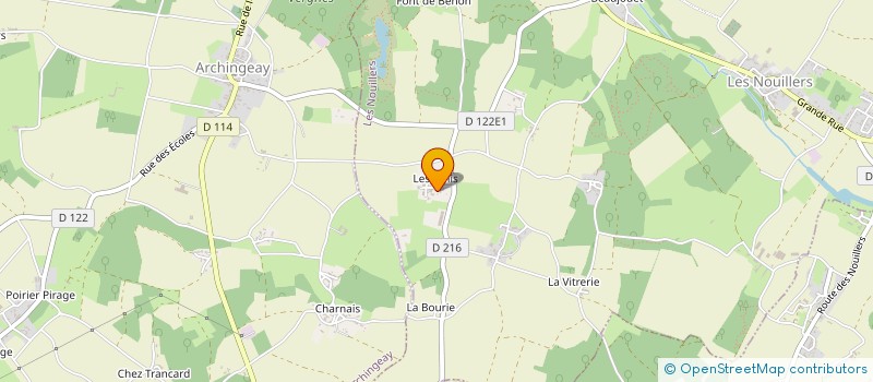 localisation de l'entreprise CLUBSMS  LES NOUILLERS