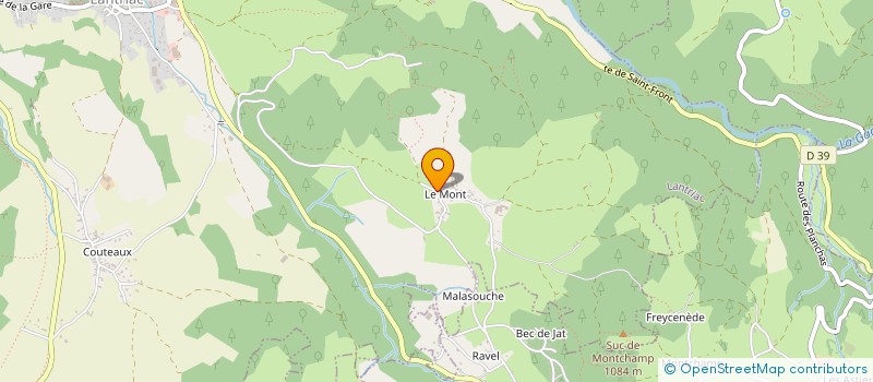 localisation de l'entreprise CLUBVINTAGE43  LANTRIAC