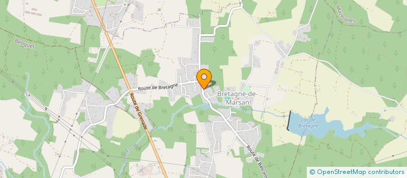 localisation de l'entreprise CLUCK  BRETAGNE-DE-MARSAN