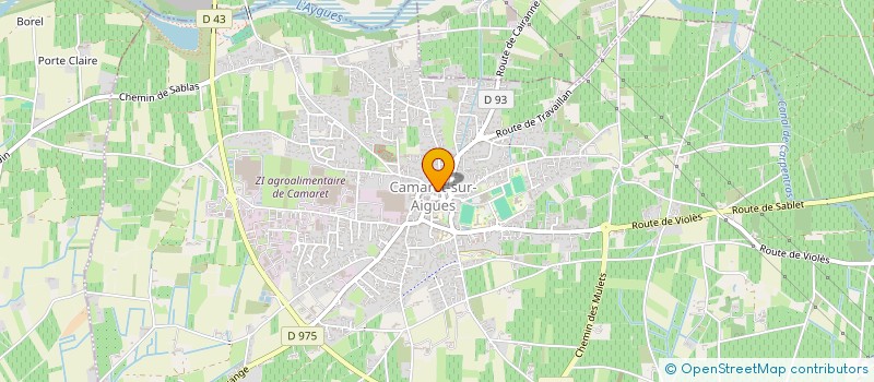 localisation de l'entreprise CLUGO  CAMARET-SUR-AIGUES