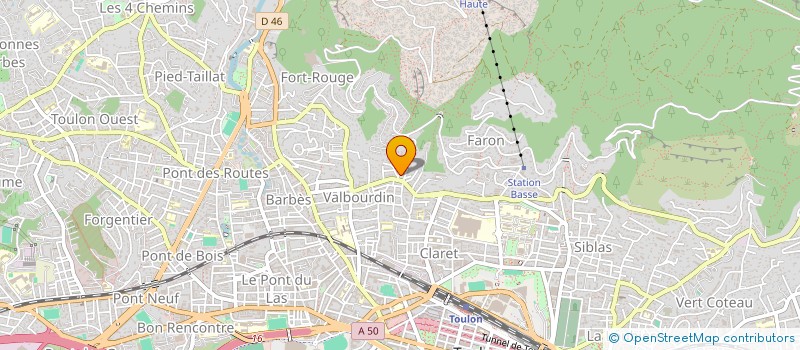 localisation de l'entreprise CLUGOTAGER  TOULON