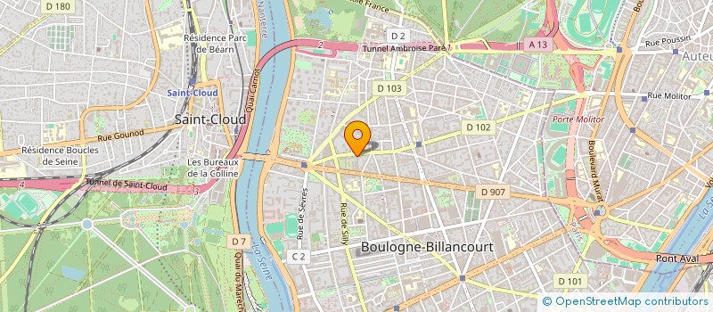 localisation de l'entreprise CLUNY à BOULOGNE-BILLANCOURT