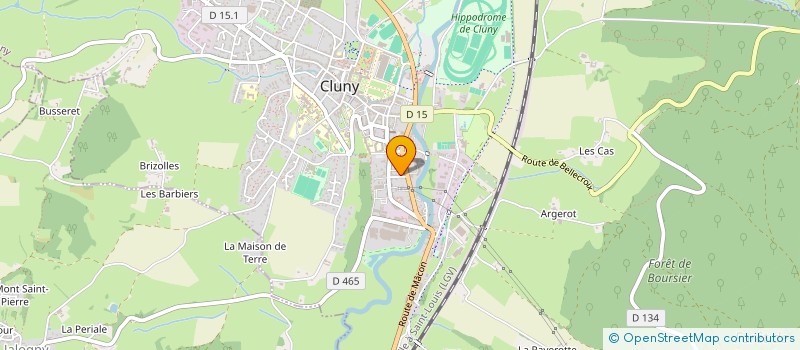 localisation de l'entreprise CLUNY AMBULANCES à CLUNY