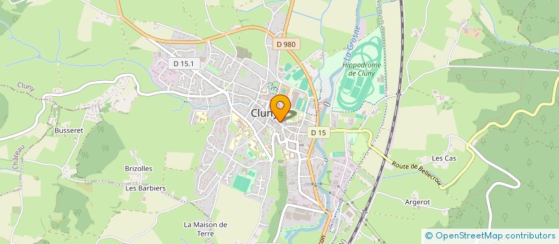 localisation de l'entreprise CLUNY IMMOBILIER à CLUNY