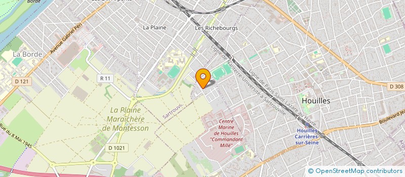 localisation de l'entreprise CLUNY RIVE GAUCHE  CARRIERES-SUR-SEINE