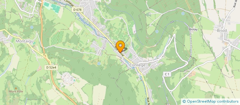 localisation de l'entreprise CLUS'TER JURA à CONLIEGE